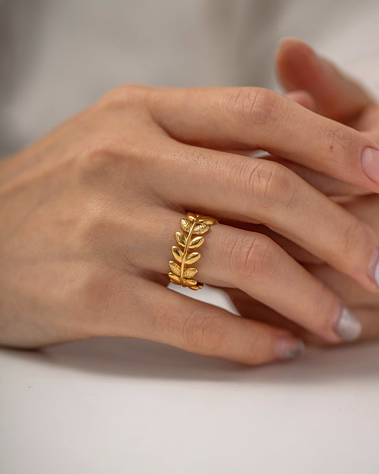Gold Bloom Ring