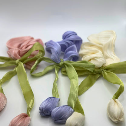 Handmade Flower Hair Ties