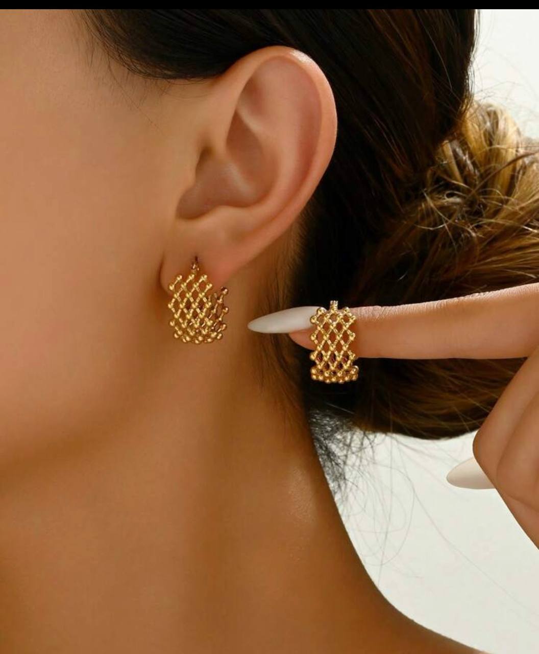 Honeycomb Earring
