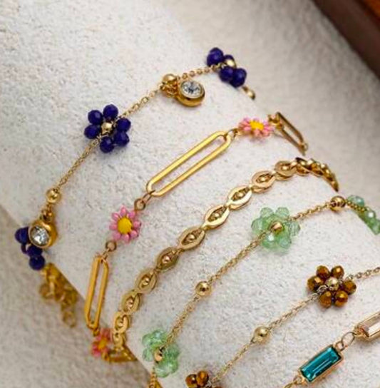 Daisy Chain Bracelets